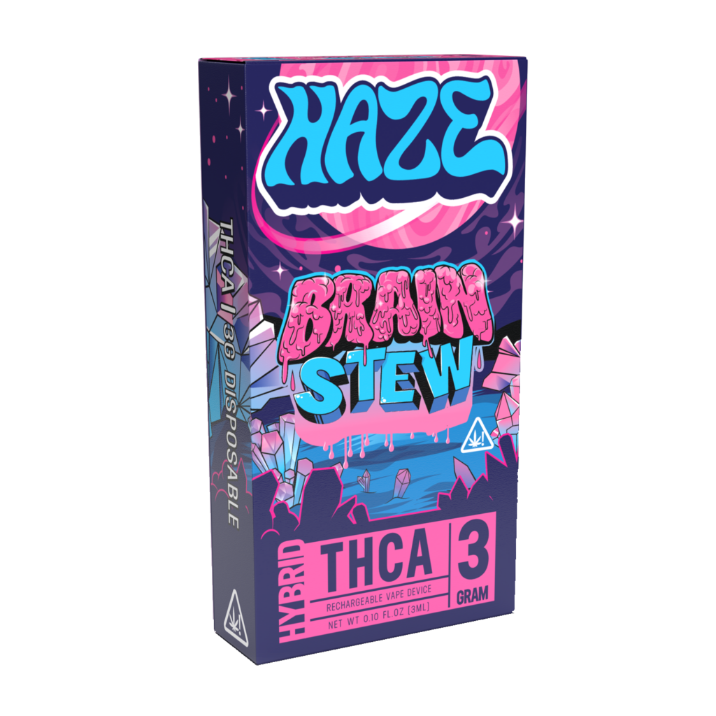 Haze Brain Stew THCA Disposable Vape HYBRID – 3 GRAMS