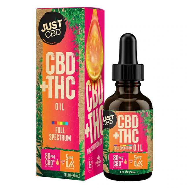 Just CBD CBD + THC Full Spectrum Oil